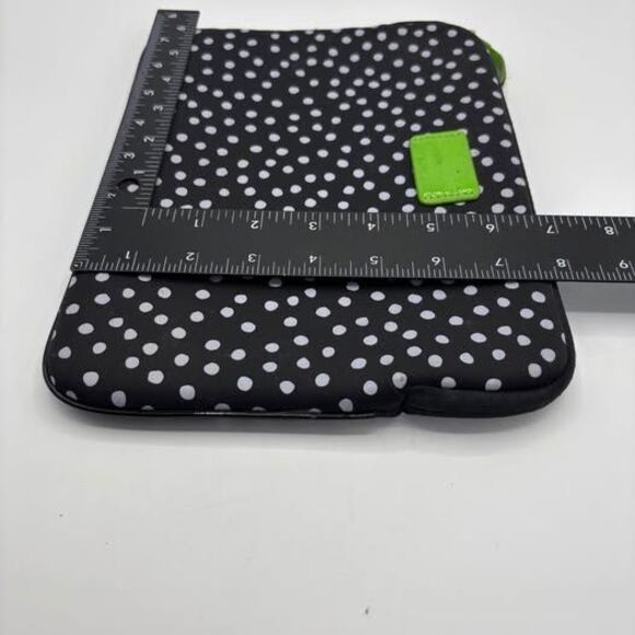 Kate Spade Ipad Mini Tablet Soft Case Sleeve Black White Zipper - Picture 7 of 7